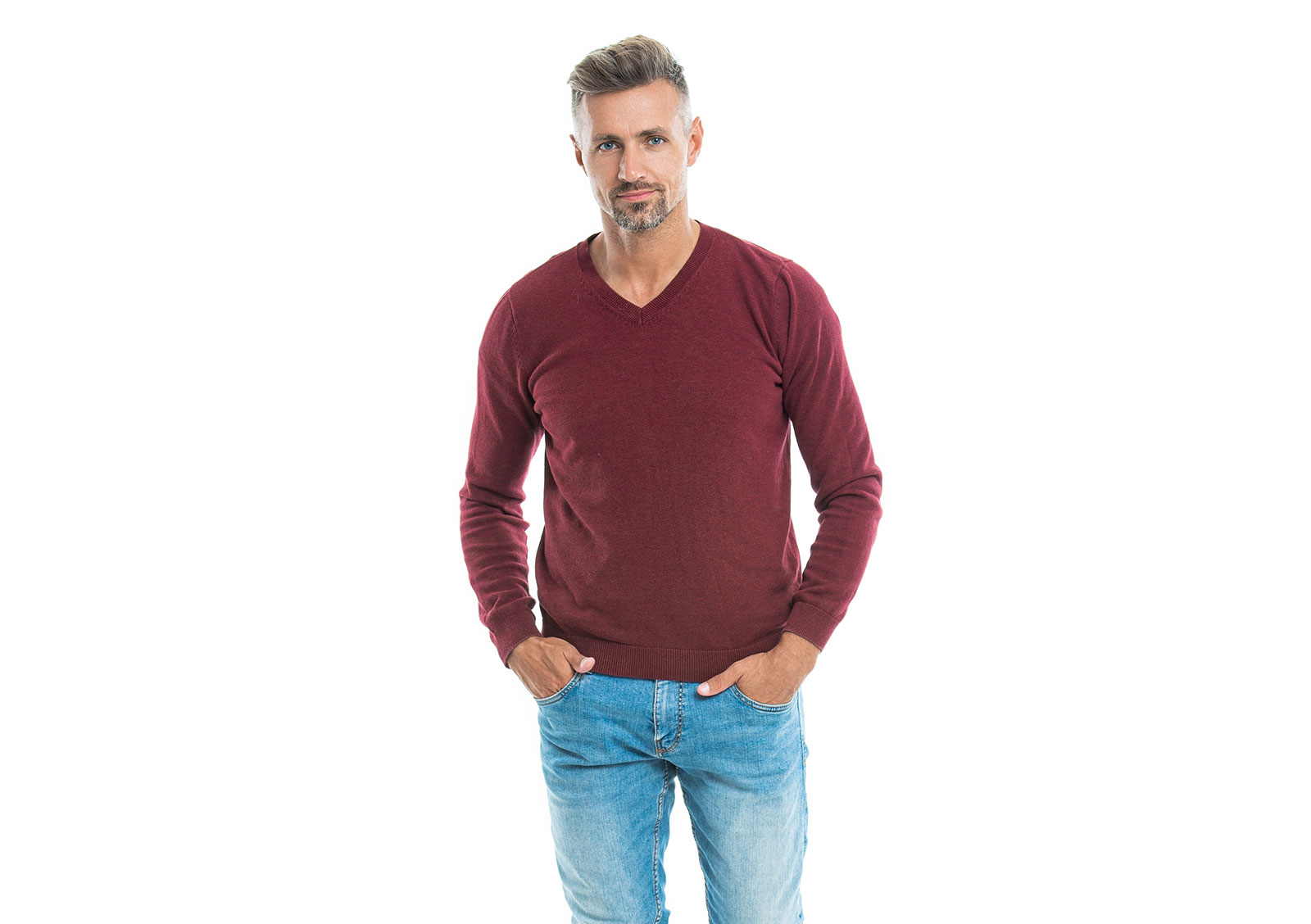 Man standing in casual clothes